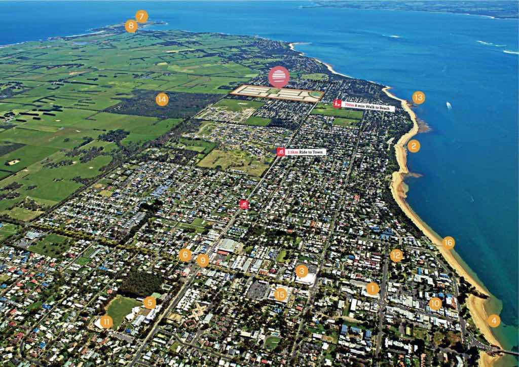 Shoalhaven Phillip Island Estate - Cowes Aerial